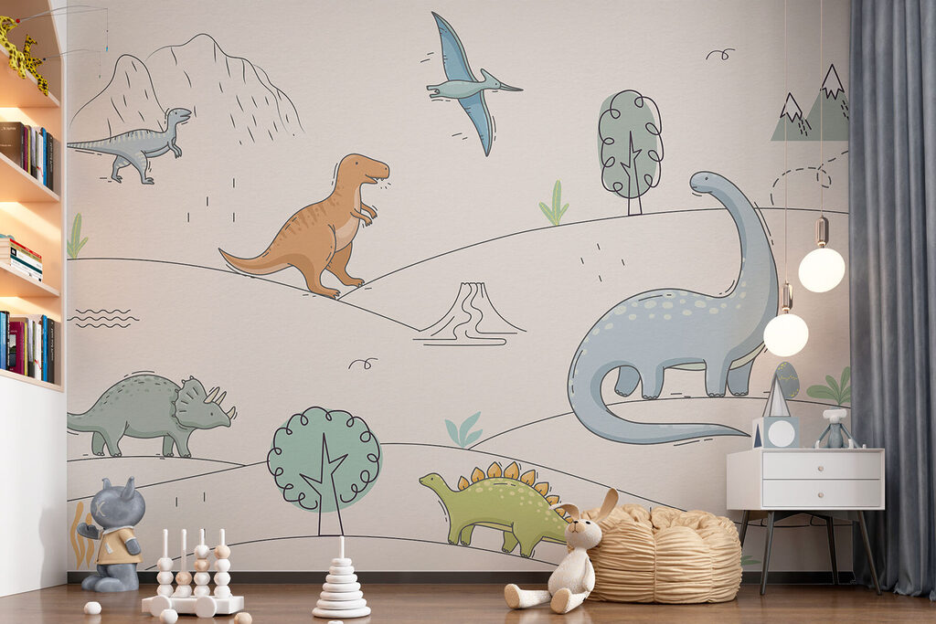 Dinosaurier und Berge — Interieur 1