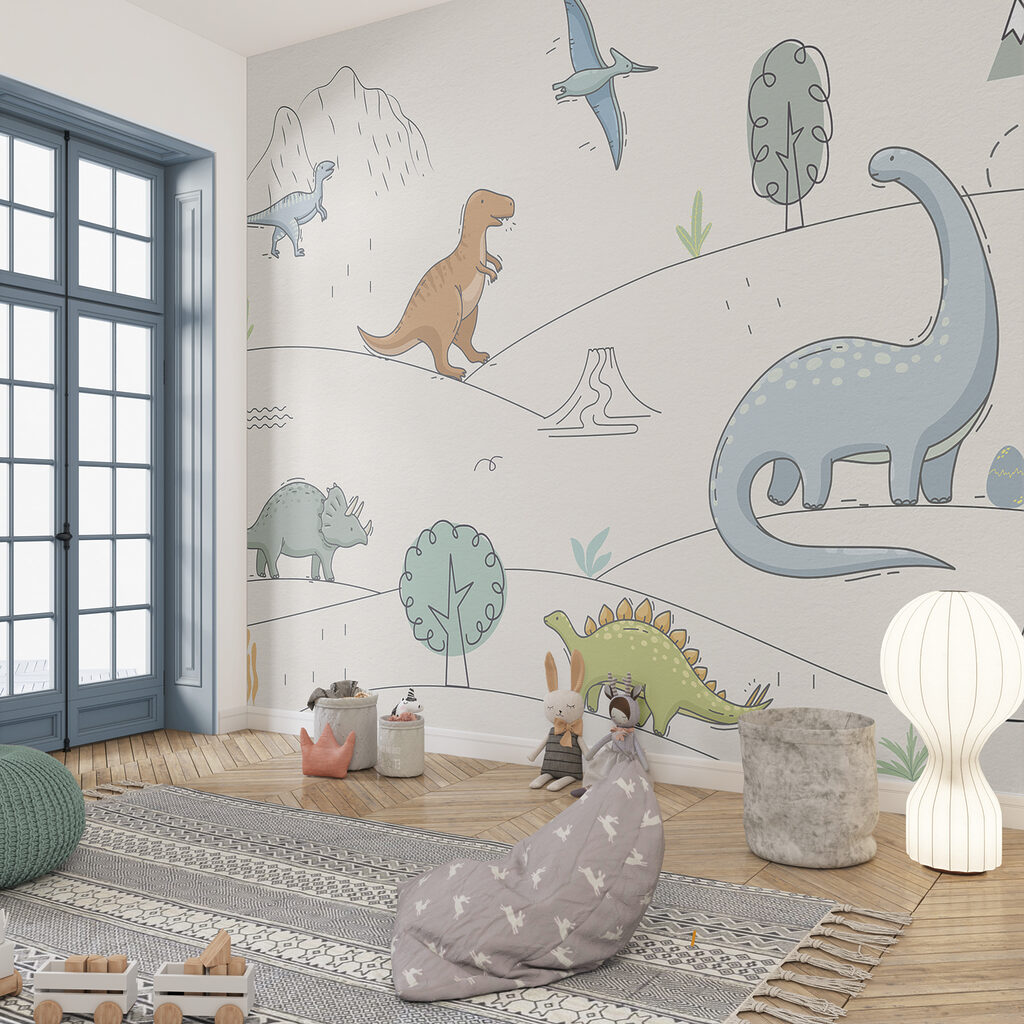 Dinosaurier und Berge — Interieur 3