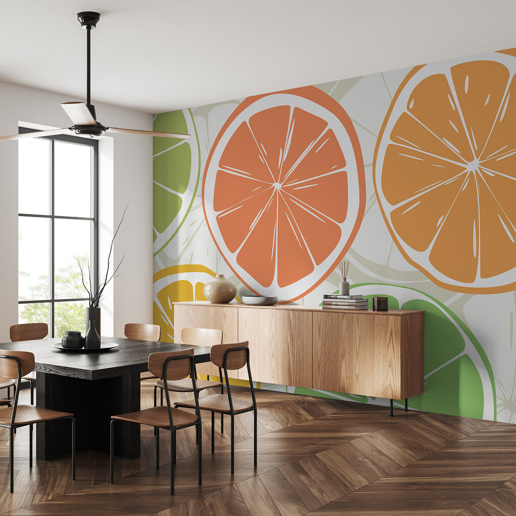 Fröhliche Zitrusscheiben — Interieur 1