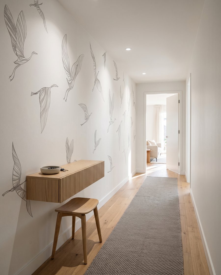 Kraniche in feinen Linien — Interieur 5