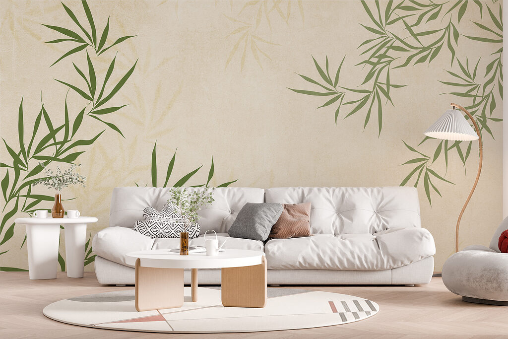 Bambusblätter am Rand — Interieur 2
