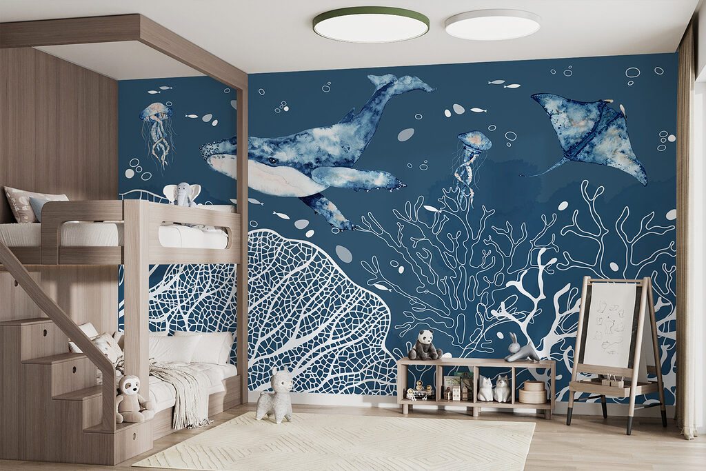 Wal über Korallen — Interieur 2