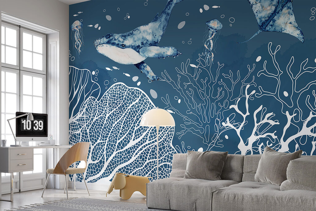 Wal über Korallen — Interieur 3