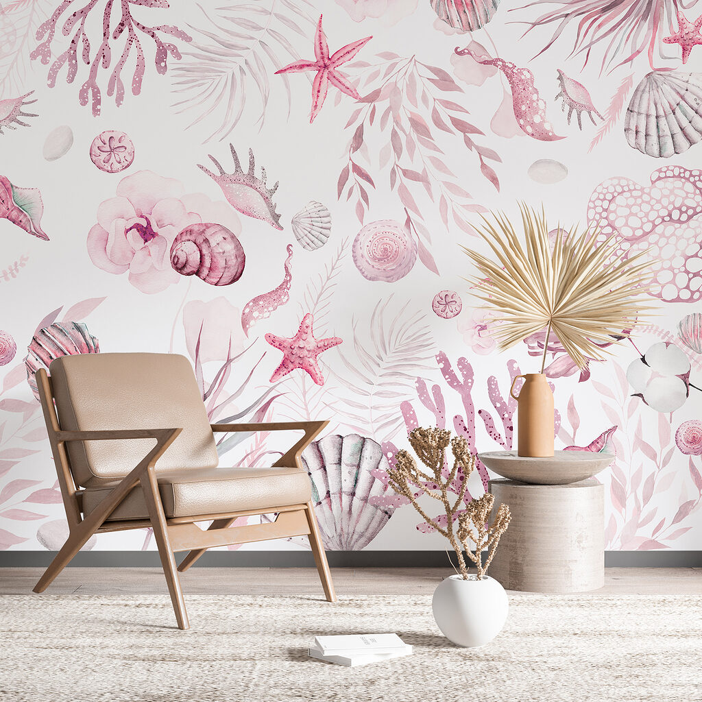 Muscheln zwischen hellen Korallen — Interieur 3