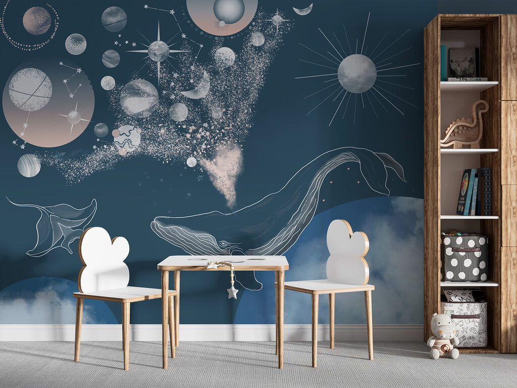 Wale im Planetenhimmel — Interieur 1