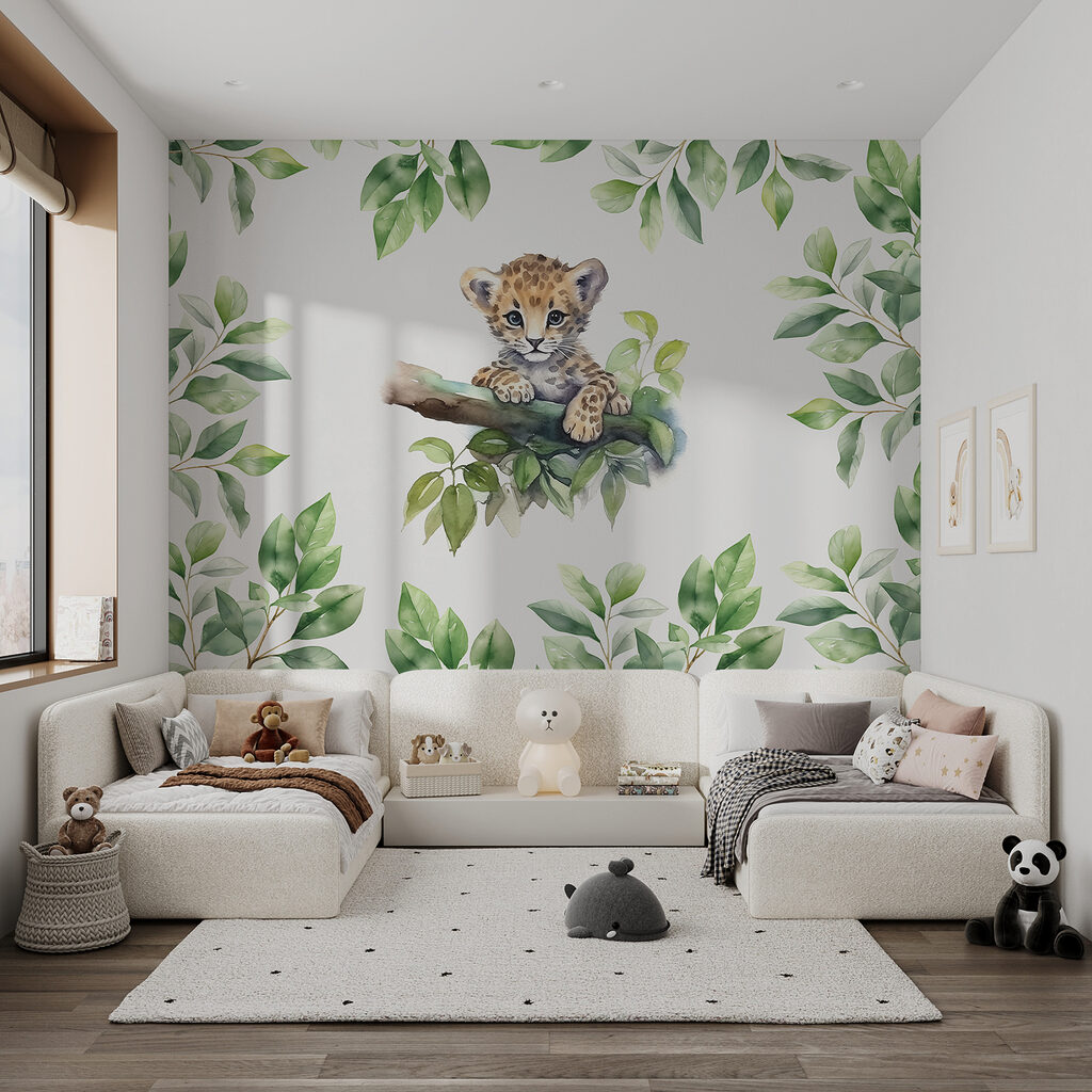 Nickerchen im Geäst in einem Interieur
