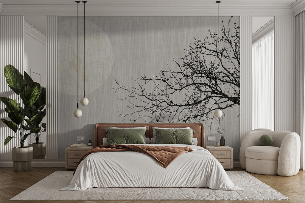 Mond und Winterzweig — Interieur 1