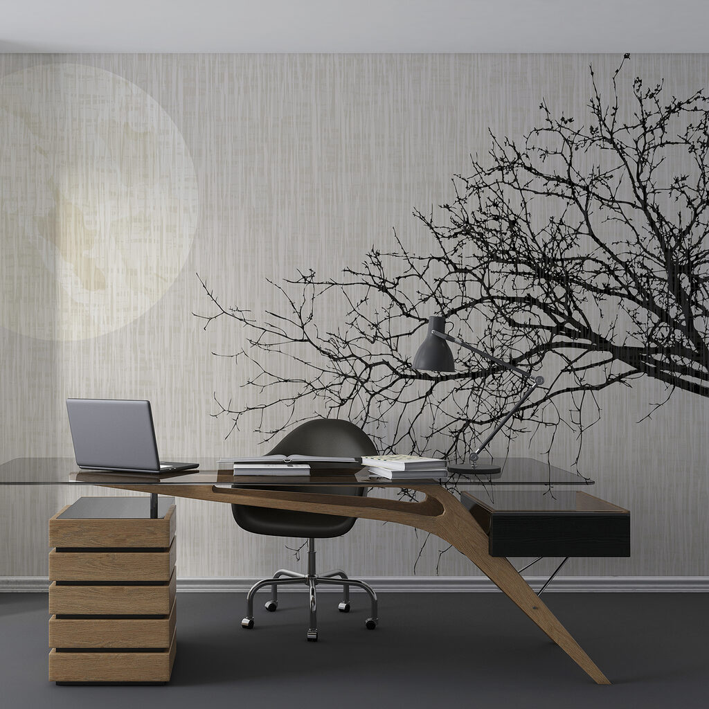 Mond und Winterzweig — Interieur 2