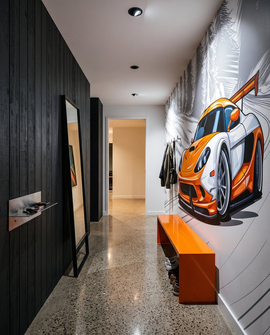 Sportwagen in der Kurve — Interieur 5