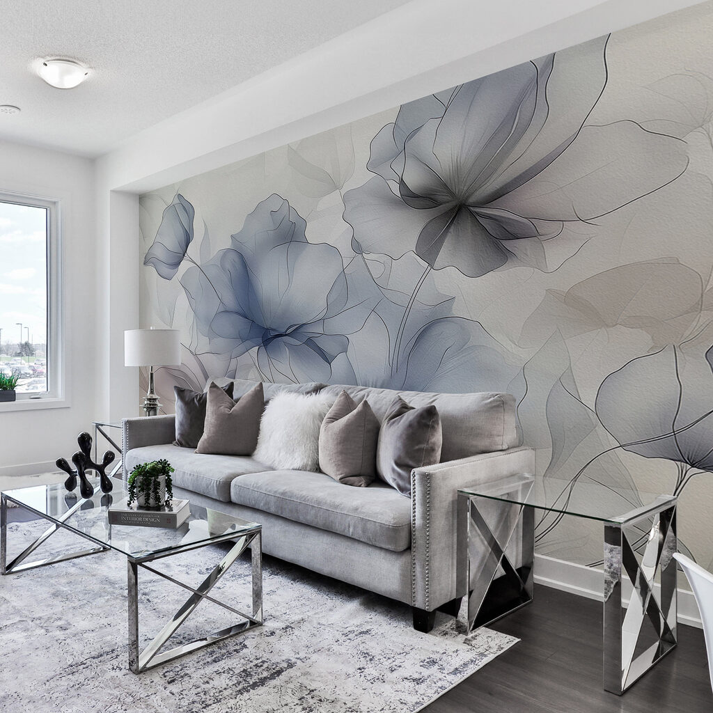 Überlappende Blütenformen — Interieur 1