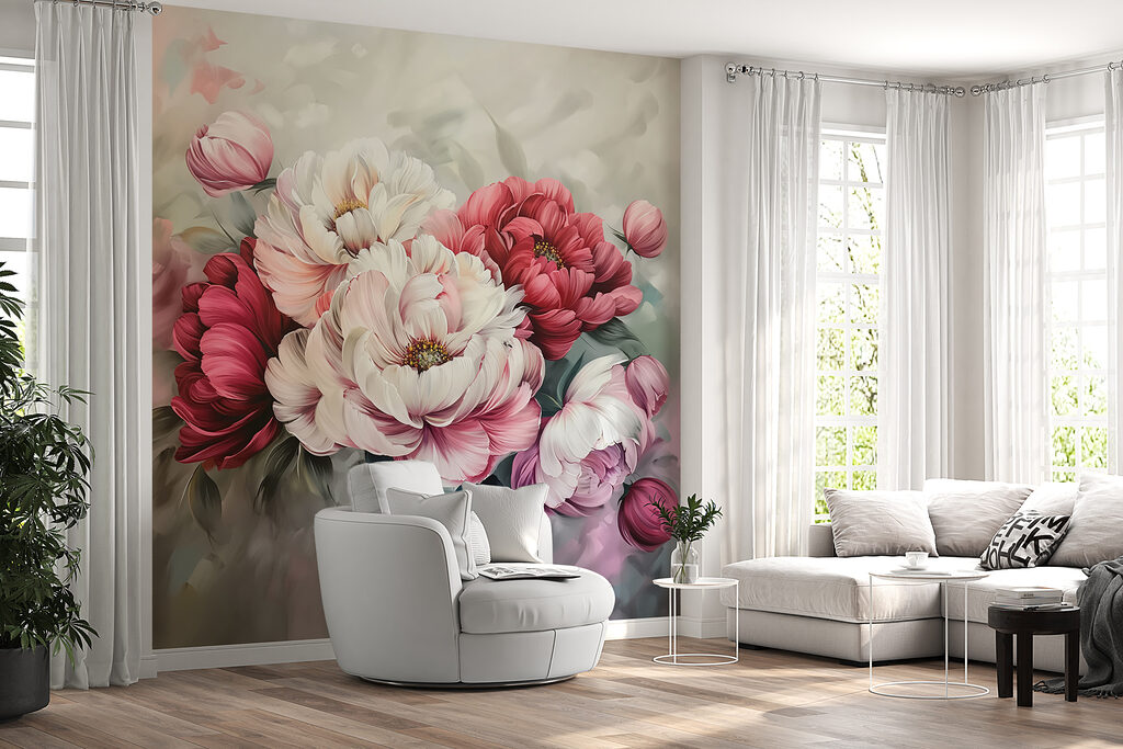 Blumenstrauß in tiefen Tönen — Interieur 2