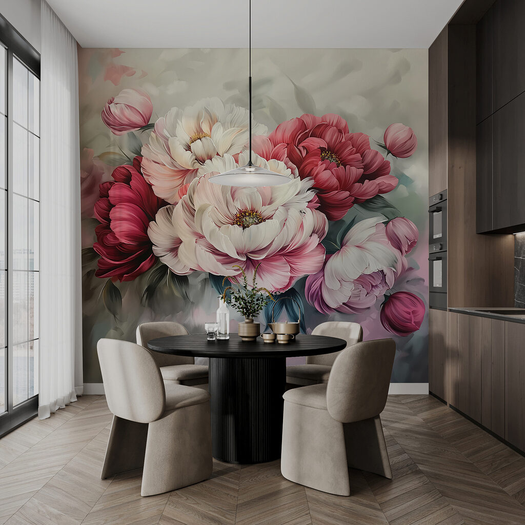 Blumenstrauß in tiefen Tönen — Interieur 3