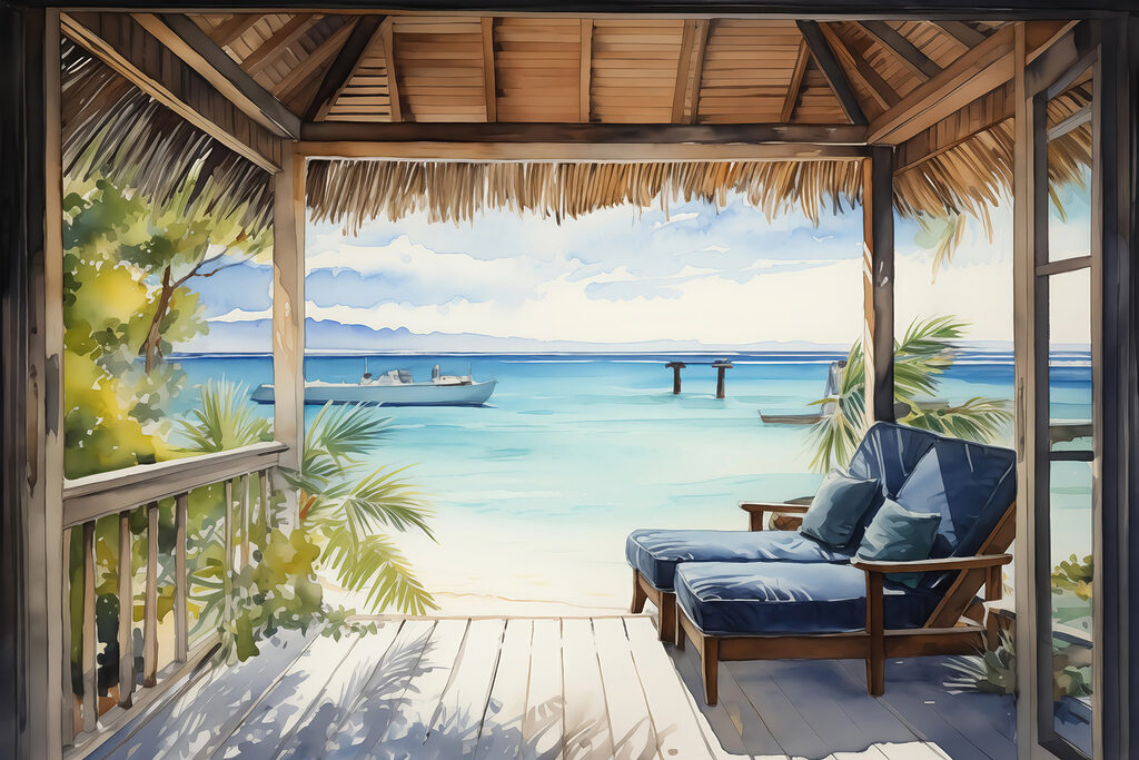Veranda am Meer — ganzes Design