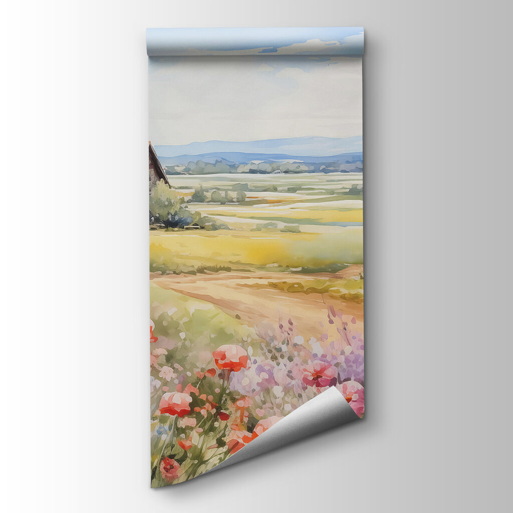Fenster zum Blumenfeld — Produktansicht