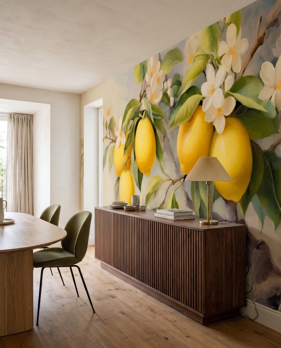 Zitronen mit weißen Blüten — Interieur 4