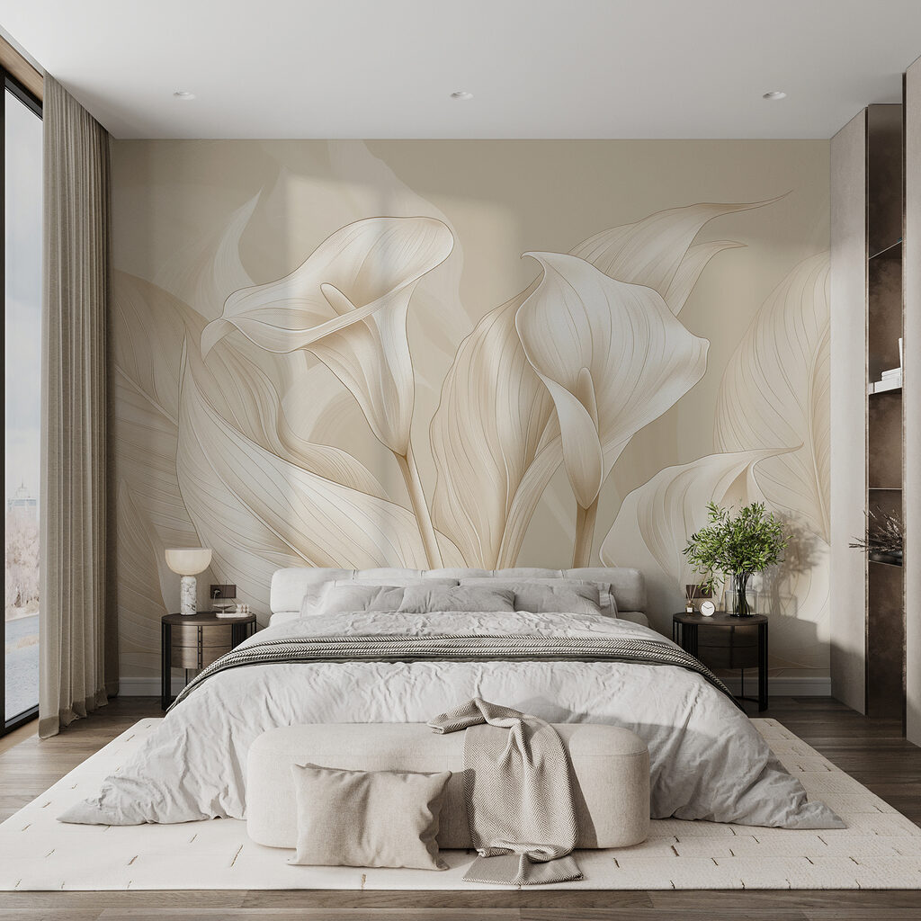 Blütenkelche mit Blattfalten — Interieur 1