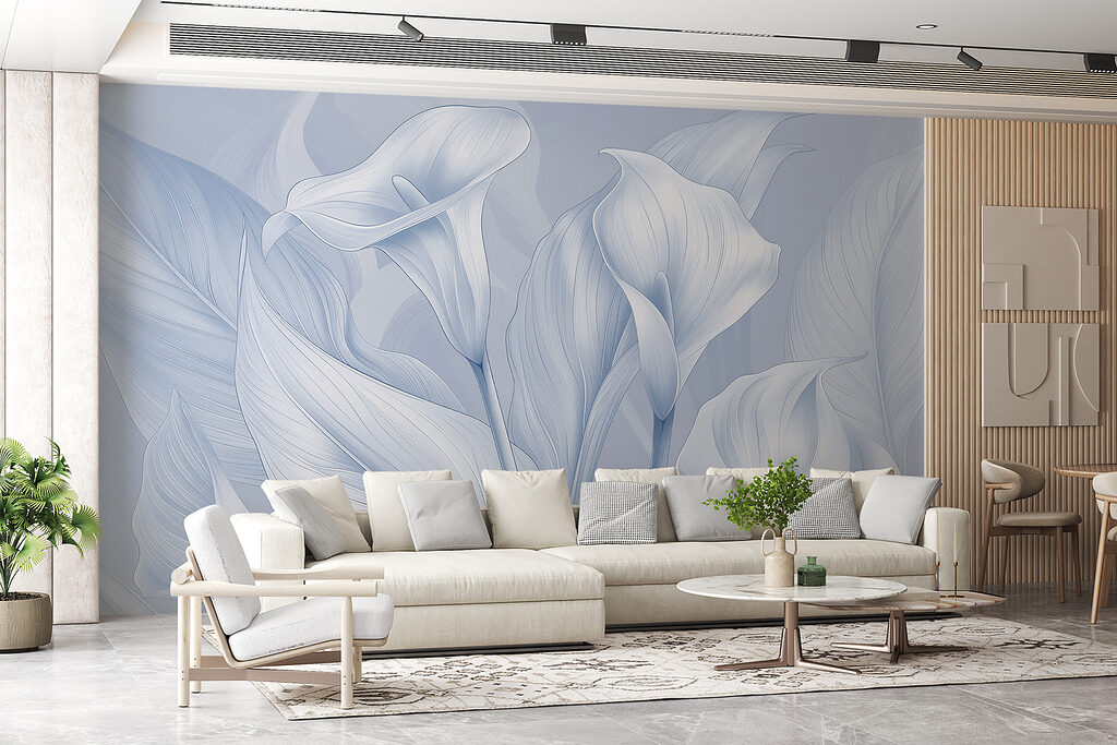 Blütenkelche mit Blattfalten — Interieur 1