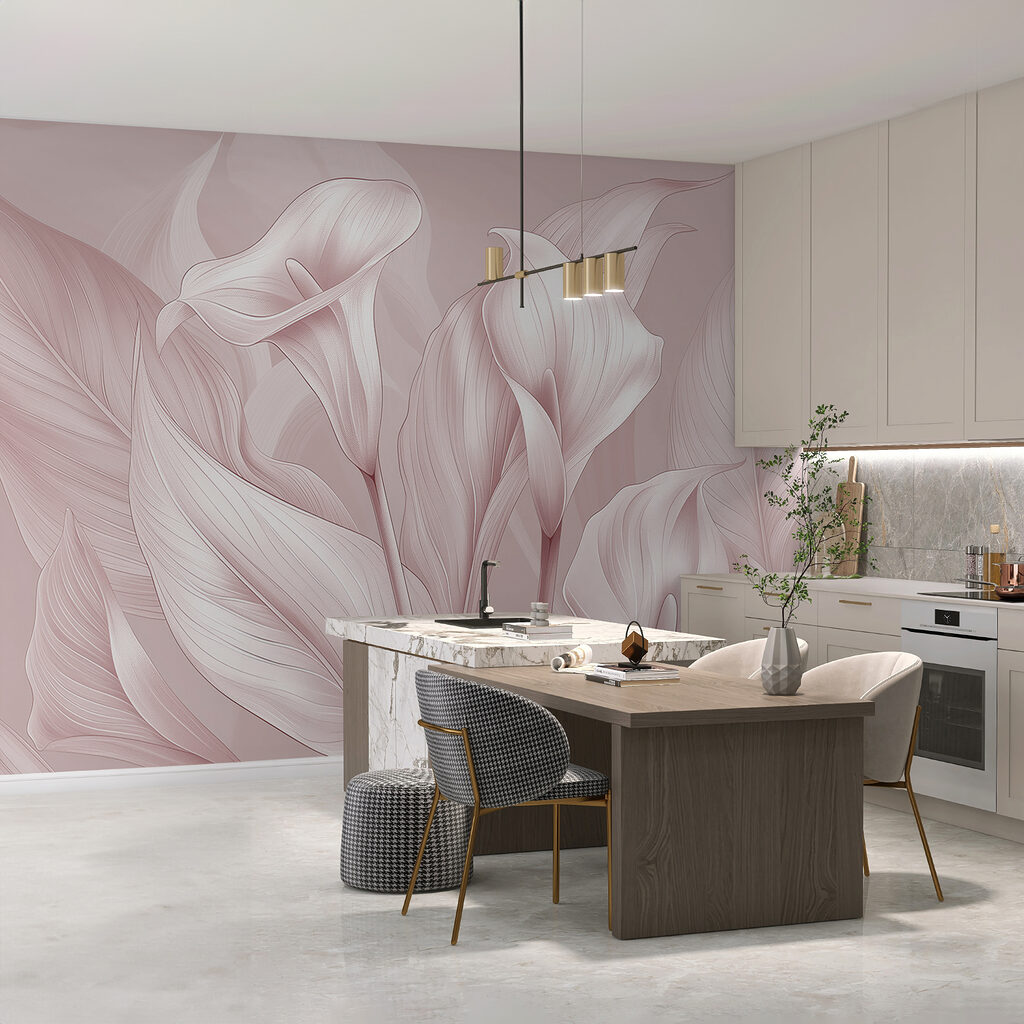 Blütenkelche mit Blattfalten — Interieur 1