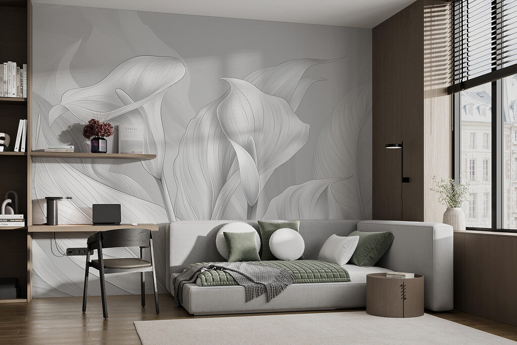 Blütenkelche mit Blattfalten — Interieur 1