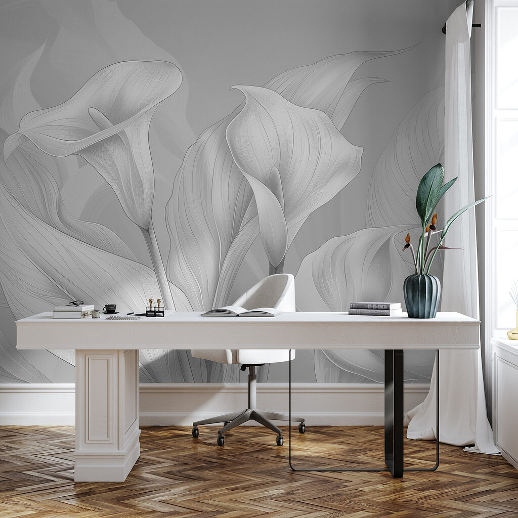 Blütenkelche mit Blattfalten — Interieur 2