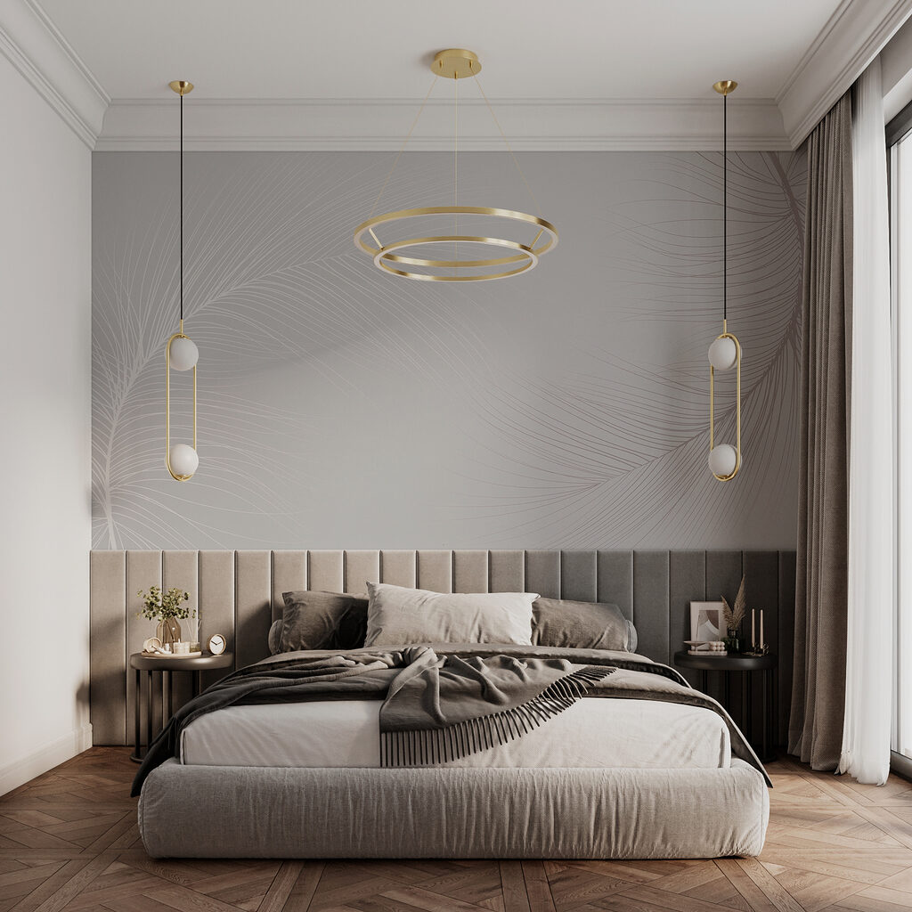 Gespiegelte Linienbögen — Interieur 2