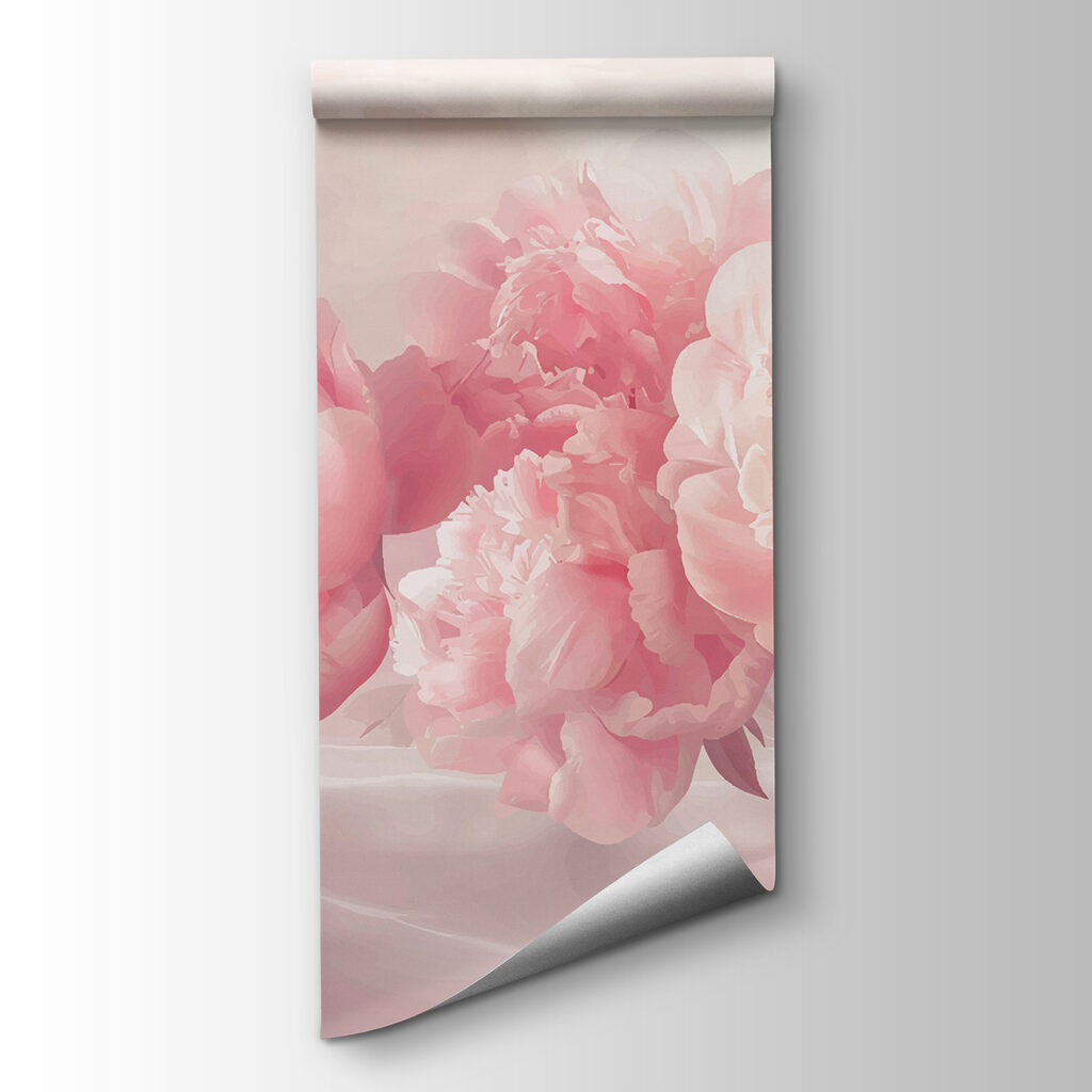 Rosa Blüten vor Wolken — Produktansicht
