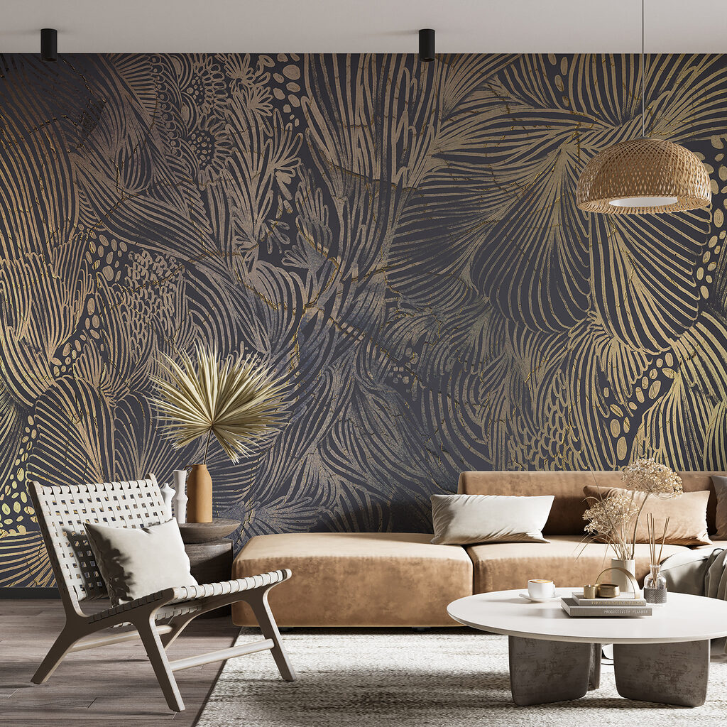 Fächer aus Palmblättern — Interieur 1