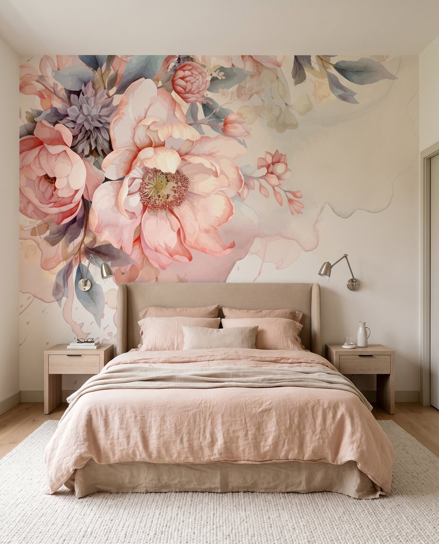 Rosen auf sanftem Beige — Interieur 2