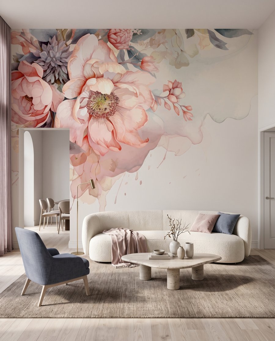 Rosen auf sanftem Beige — Interieur 4