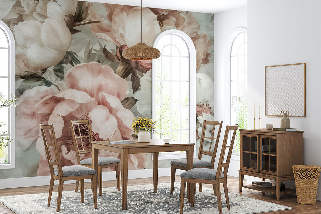Blüten in Altrosa — Interieur 3
