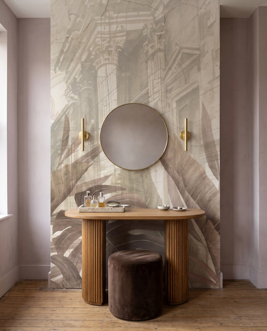 Blätter vor dem Wintergarten — Interieur 2