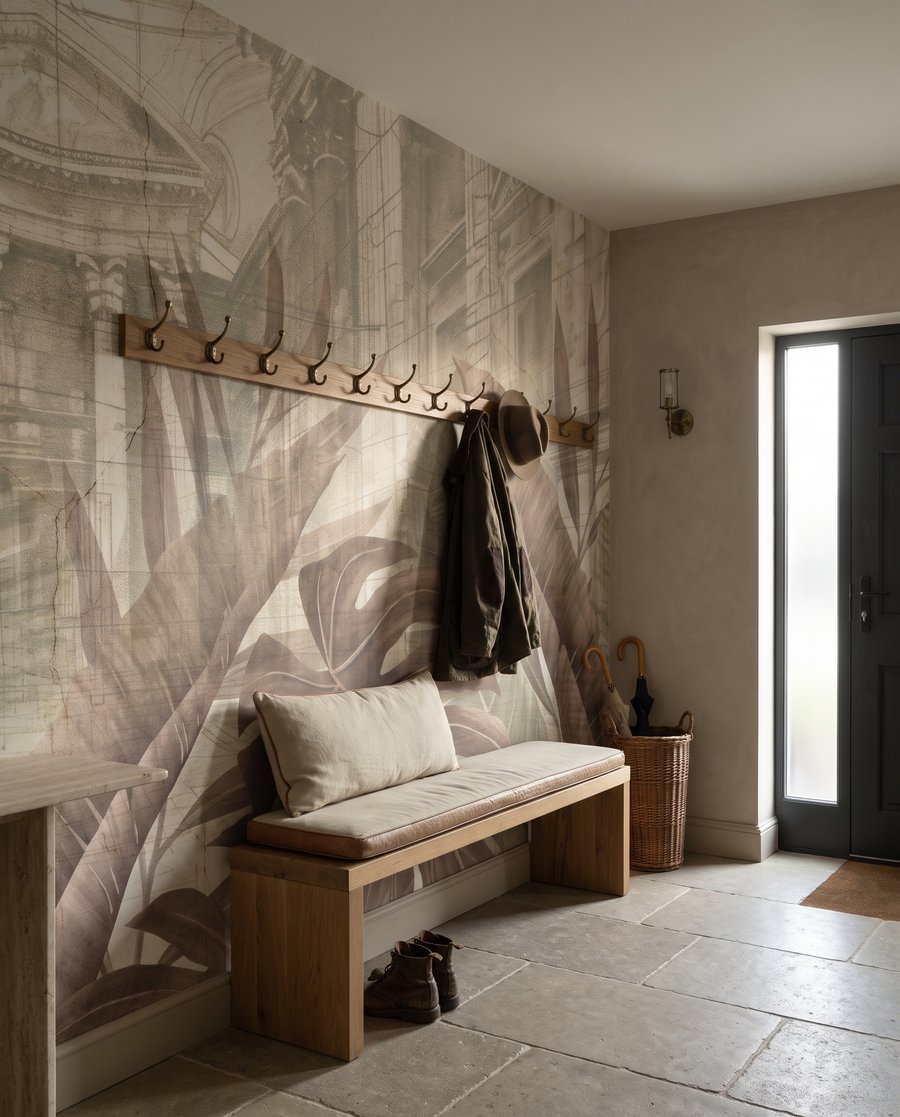 Blätter vor dem Wintergarten — Interieur 5