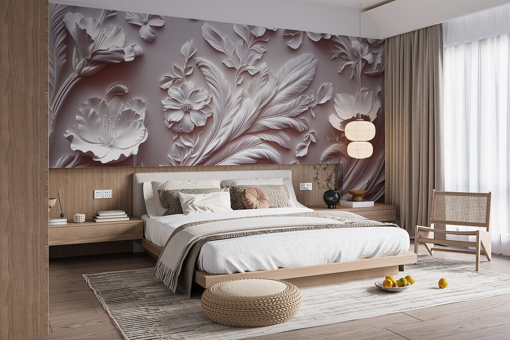 Schwungvolle Blütenranken — Interieur 1