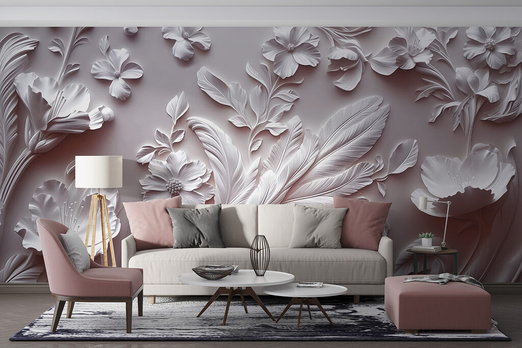 Schwungvolle Blütenranken — Interieur 2