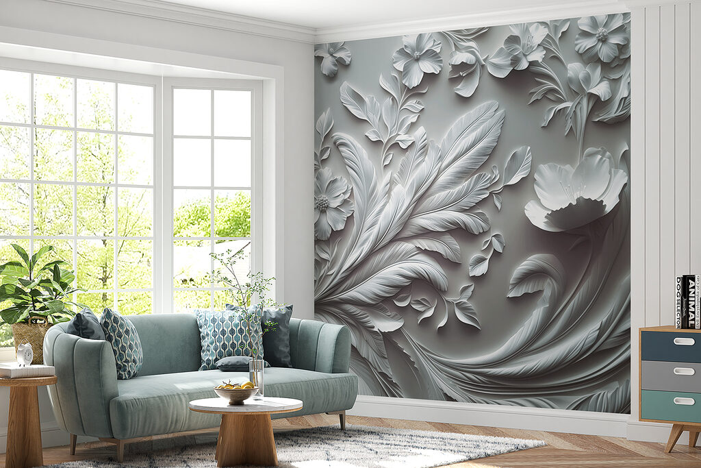 Schwungvolle Blütenranken — Interieur 2