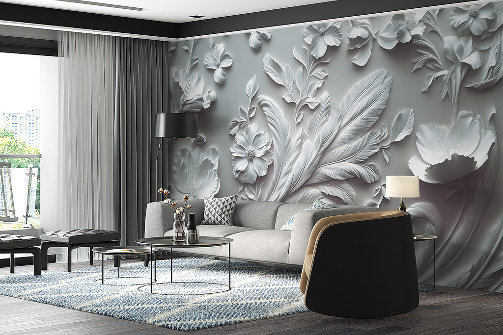 Schwungvolle Blütenranken — Interieur 3