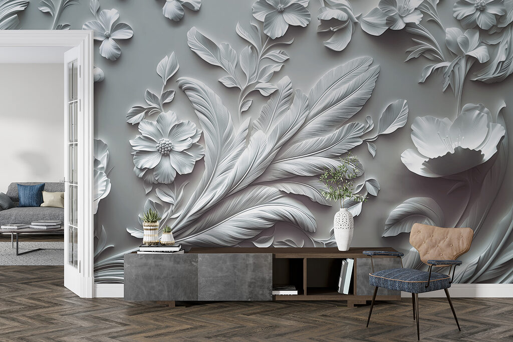 Schwungvolle Blütenranken — Interieur 4