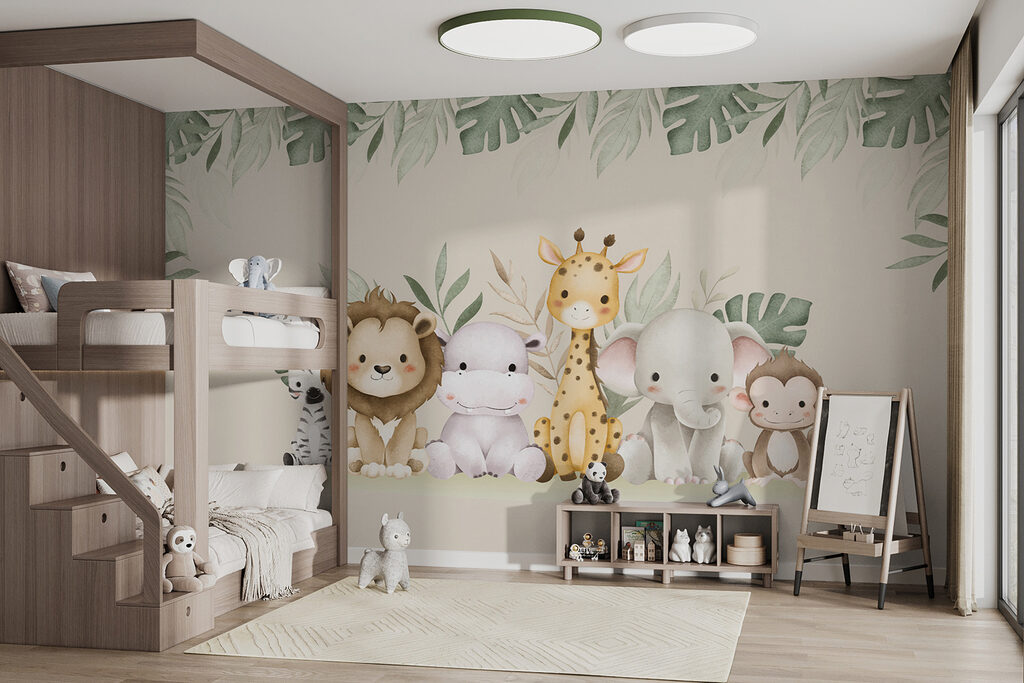 Tierreihe mit Giraffe — Interieur 1