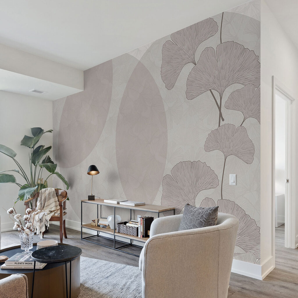 Zweig neben durchscheinenden Ovalen — Interieur 2