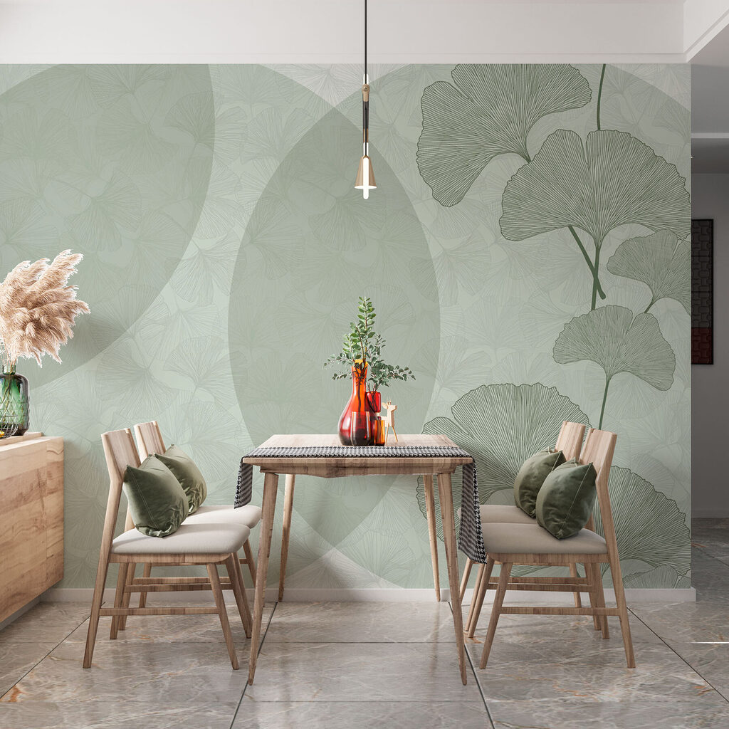 Zweig neben durchscheinenden Ovalen — Interieur 2