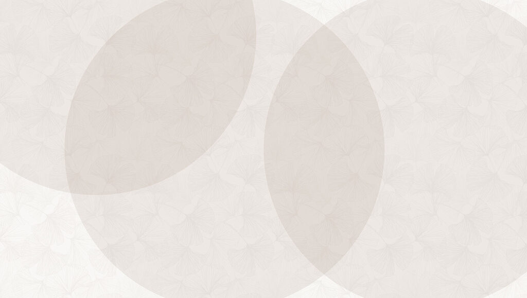 Ovale über Farbschleier — ganzes Design