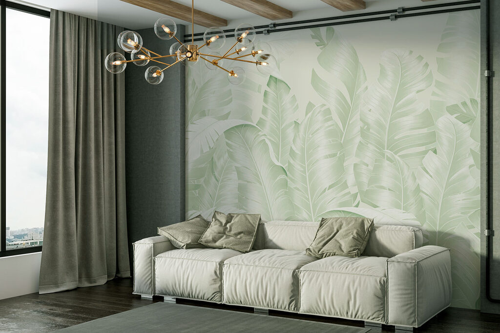 Palmwedel in sanften Lagen — Interieur 1