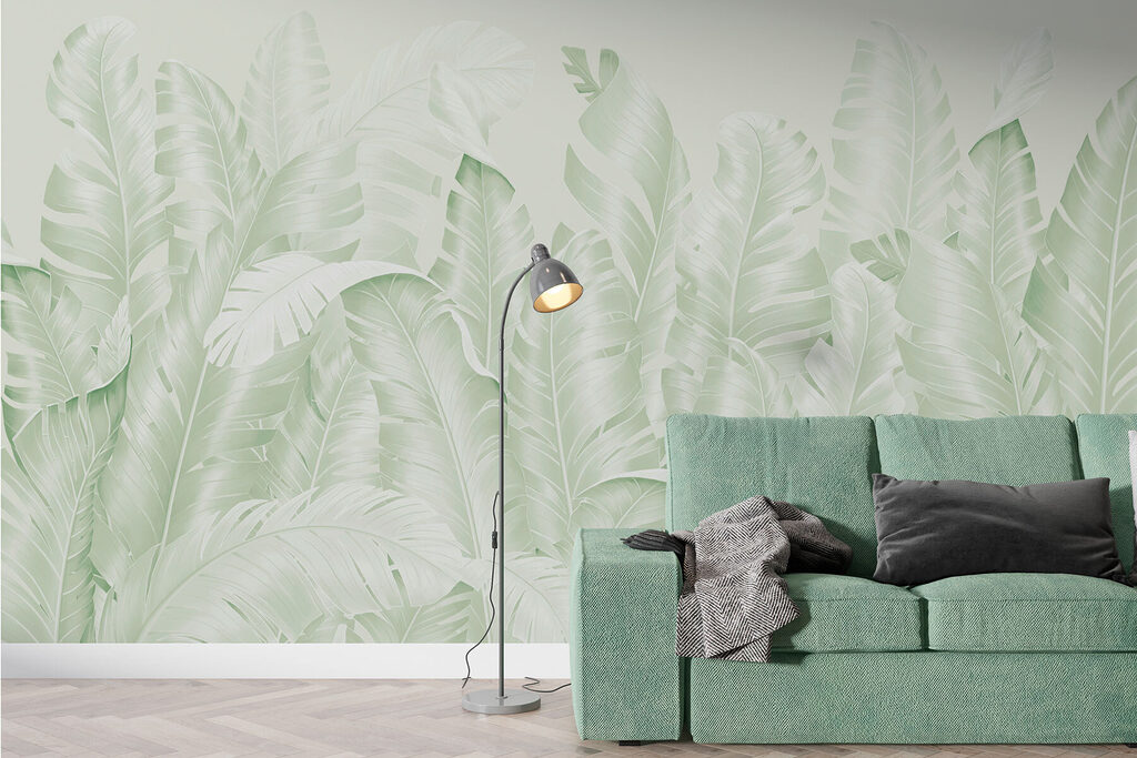 Palmwedel in sanften Lagen — Interieur 2