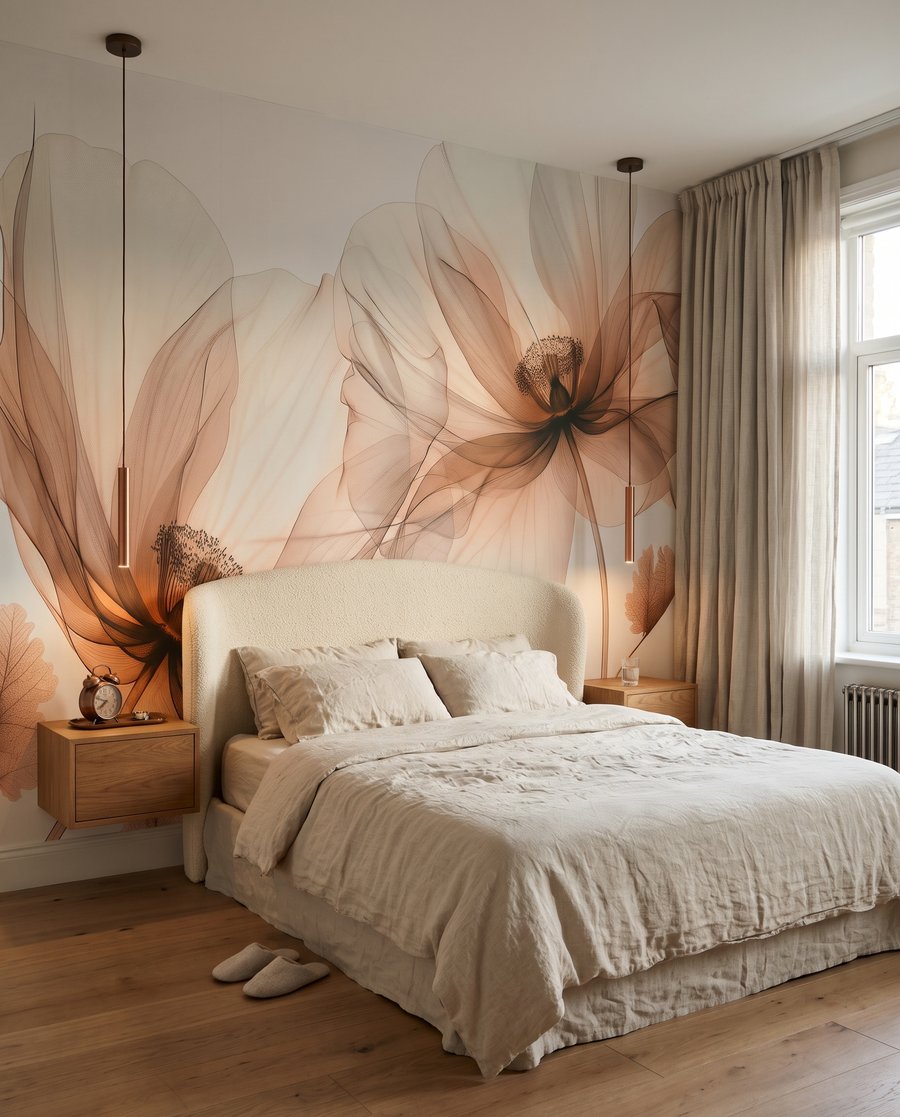 Drei Blüten im Licht — Interieur 2