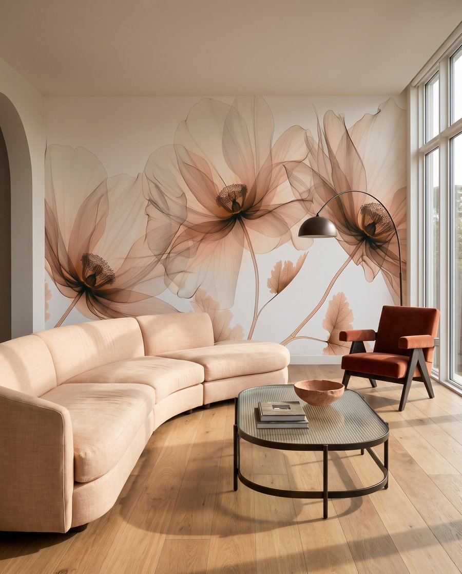 Drei Blüten im Licht — Interieur 3