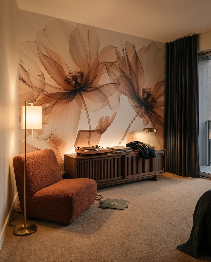 Drei Blüten im Licht — Interieur 4