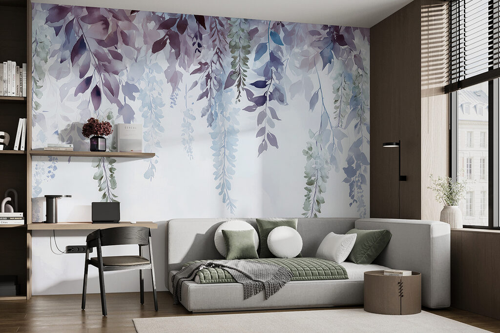 Herabhängende Zweige in einem Interieur