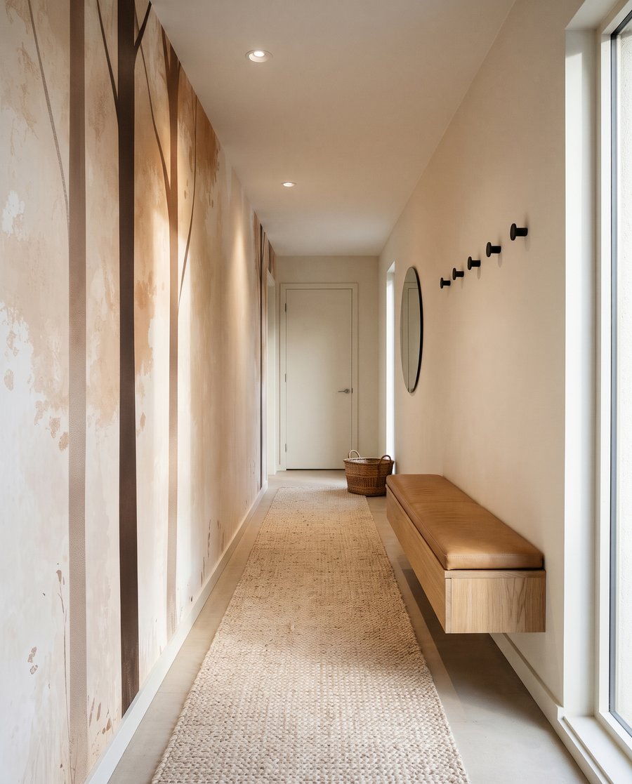 Waldrand mit hohen Stämmen — Interieur 3