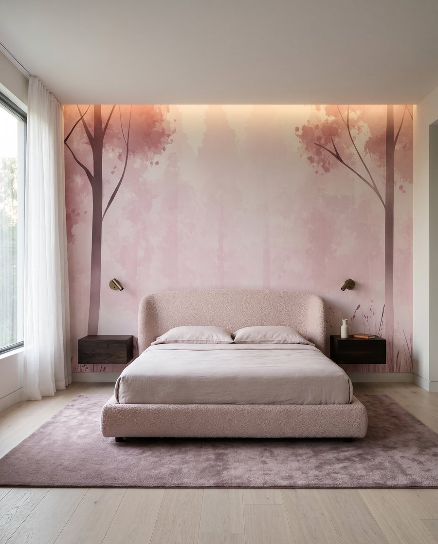 Waldrand mit hohen Stämmen — Interieur 2