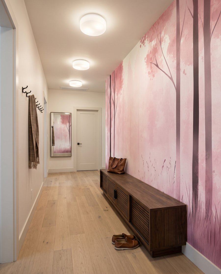 Waldrand mit hohen Stämmen — Interieur 5
